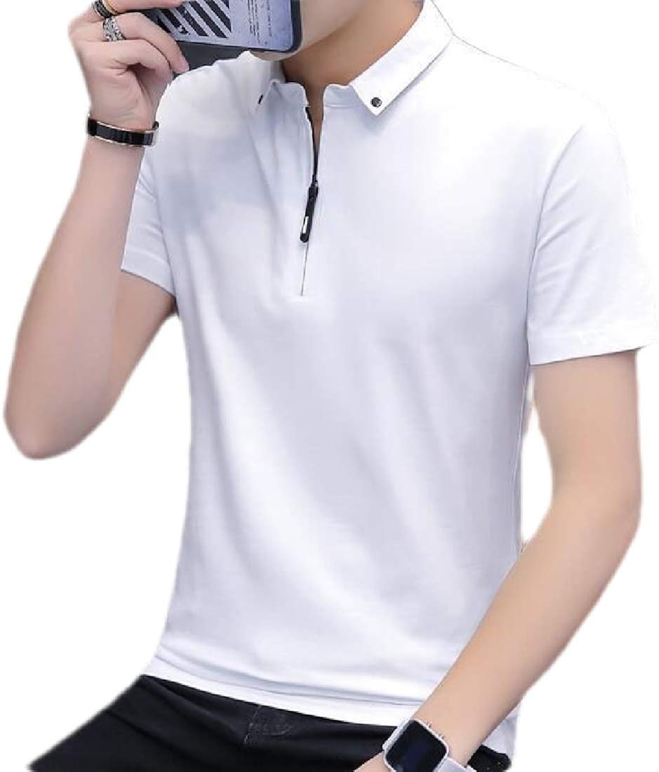 half collar golf shirt