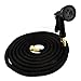 50ft Expanding Hose,KEKU Strongest Expandable Garden Hose with Double Latex Core, SOLID BRASS Fitting/Shut Off Valve and Extra Strength Fabric for Car Garden Hose Nozzle