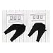 Girls' Summer Fashion Clothing Set Short-Sleeve Top and Black Pants, Multicolored, 6-7 Years/Tag 130