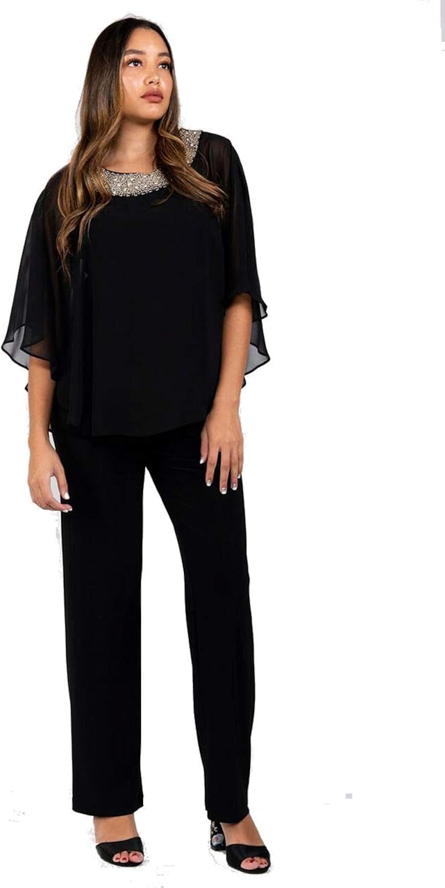 overlay pantsuit