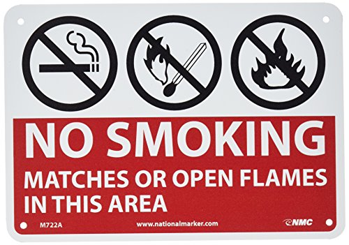 NMC M722A No Smoking Sign, Legend 