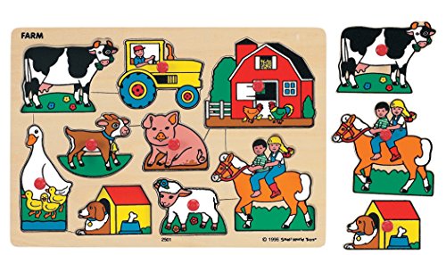 Small World Toys Ryan's Room Wooden Puzzle - Classic Farm