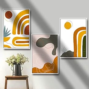 3 Piece Framed Canvas Wall Art for...