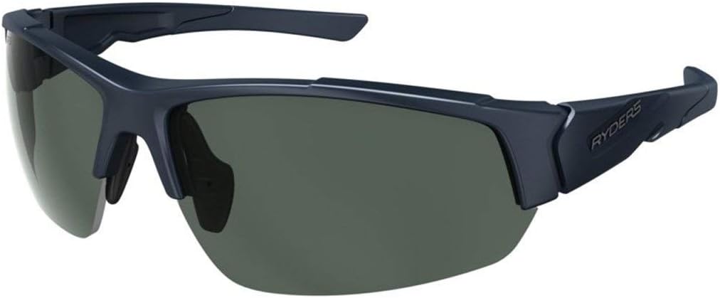 Ryders Eyewear Strider Polarized Sunglasses - R02108 (DK Blue/Green Lens AR)