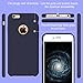 TORRAS [Love Series 6S Plus Case / 6 Plus Case, Liquid Silicone Rubber Gel Soft Microfiber Cushion Shockproof Case Compatible with 6 Plus / 6S Plus, Dark Blue