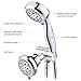Shower Head, 28-Setting Combo Shower Heads with Holder & Hose, Full-Chrome Handheld Shower Head Shower Faucet by CLOFY