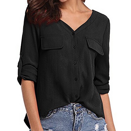 image for HimTak New Women's Casual Solid Color Long-Sleeved Casual Bottoming t-