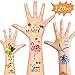 Luau Party Supplies, Temporary Tattoos Hawaiian Party Decorations,120pcs Tattoos Party Carnival Birthday Party Favors Games for Women Men Boys Girls Kids Adults