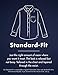 Goodthreads Men's Standard-Fit Long-Sleeve Gingham Poplin Shirt, Purple/Blue, Large