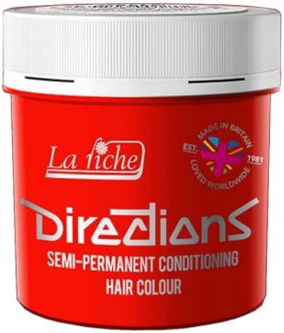 La Riche Directions Neon Red Hair Dye 88ml x4 Tubes