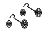 QCAA Forged Brass Cabin Hook Latch