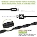 USB Type C Cable RENYANG 6.6ft C to USB A 2.0 Nylon Braided Fast Sync Charger Cord for Nexus 6p Nexus 5X Lumia 950xl 950 LG G5 OnePlus 2 Nokia N1 ZUK Z1 Apple MacBook and More (Black)