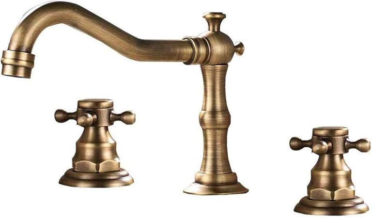 Votamuta Deck Mounted Three Holes Double Handles Widespread
