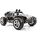 SZJJX RC Car, 1/12 Scale 4WD High Speed Vehicle 35MPH+ 2.4Ghz Radio Remote Control with LED Light Vision - Black
