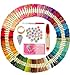 Premium Embroidery Thread for Friendship Bracelet String - 110 Colors Coded as DMC Embroidery Floss - Cross Stitch, Any Thread or String Craft - Best Bracelets Making Kit Gift for Girls with Extras