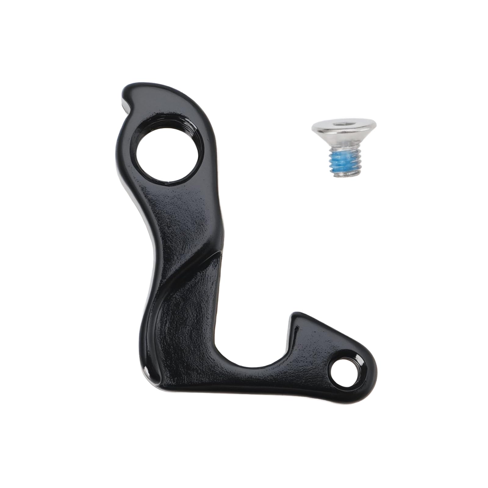 Create idea 1Pc Bike Tail Hook CC177 Aluminum Alloy Derailleur Gear Mech Hanger Rear Derailleur Hanger Rear Wheel Mechanical Shift Hook Compatible with ORBEA Bikes, Black