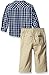 Calvin Klein Baby Shirt and Twill Pants Set, Blue, 24 Months