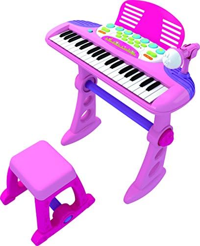 CHILDRENS TOY ELECTRONIC KEYBOARD With 37 Keys (PINK)