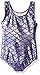 Danskin Big Girls' Gymnastics Leotard, Mermaid Purple, Intermediate (6X-7)