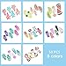 50 Pcs Baby Girls Hair Clips, Lovely Metal Snap Hair Pins for Kids Girls Hair Accessories