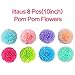 LITAUS Birthday Decorations for Girls& Boys,Happy birthday banner with Pom Pom and Party Swirls for Baby girls first birthday decorations,Rainbow Birthday Party Supplies