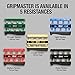 Prohands Gripmaster Hand Exerciser, Finger Exerciser (Hand Grip Strengthener), Spring-Loaded, Finger-Piston System, Isolate and Exercise Each Finger, (7 lb Medium Tension, Red-Gripmaster)