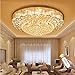 KALRI Luxury Crystal Chandelier LED Ceiling Lamp Flush Mount Modern Pendant Lighting Fixtures for Living Room Bar Shop (Dia 31.5'')
