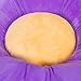 Best Choice Products Kids Large Flower Floor Pillow For Bedroom, Reading Nook, Play Area- Purple/Yellow