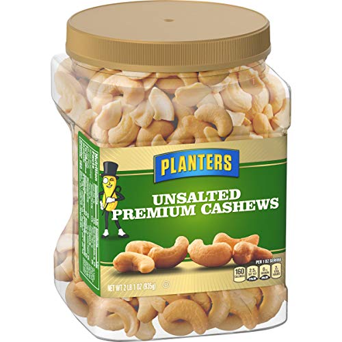 Planters Unsalted Premium Cashews (33 oz Canister) Pricepulse