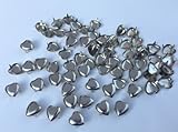 Vogholic 100pcs DIY Gold 9mm Cones Studs Spots Punk Nail heads Spikes for Bag Shoes Bracelet