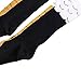 Crazy Funny Chicken Leg Pattern Design Women Knee High Casual Socks (Black)