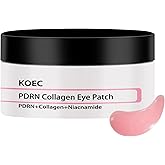 WOJJ Eye Patches, Specially Designed for Puffy Eyes and Dark Circles, Peptide Collagen Hydrogel Eye Masks, 60 Pieces, Skincare Product, Contains Caffeine and Niacinamide​