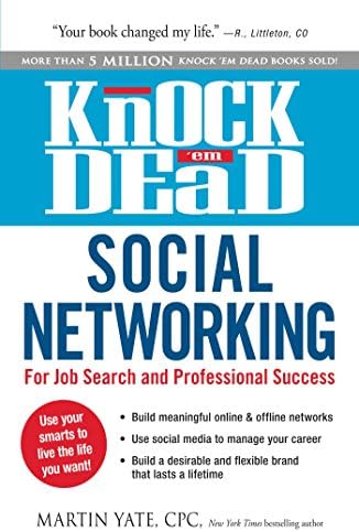 Knock 'em Dead Social Networking: For Job Search and Professional Success Paperback โ June 18, 2014