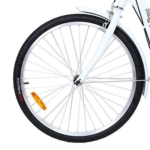 Iglobalbuy 26 Inch Adult Tricycles Series 7 Speed 3 Wheel Bikes for Adult Tricycle Trike Cruise Bike Large Size Basket for Recreation, Shopping,Exercise Men's Women's Bike - Thumbnail 4