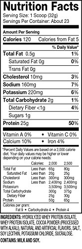 Dymatize ISO 100 Whey Protein Powder Isolate, Chocolate Coconut, 1.6 lbs - Thumbnail 3