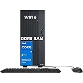 ASUS V500 Business Tower Desktop Computer &bull; 10-core Intel Core i7-13620H Processor &bull; 16GB DDR5 &bull; 512GB SSD &bull; Office 365 for The Web &bull; HDMI + DisplayPort, Wi-Fi 6 &bull; Wired Keyboard &amp; Mouse &bull; Windows 11