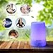 InnooCare Essential Oil Diffuser, 180ml Aromatherapy Diffusers, Cool Mist Humidifier with 7 LED Light Colors, 4 Timer Settings & Waterless Auto Shut-off, Suitable for Office, Bedroom
