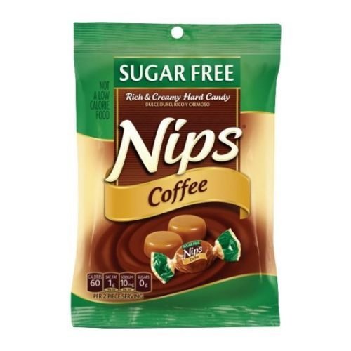 Nips Sugar Free Coffee Candy, 3.25Ounce Bags (Pack of 12