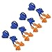 NUOLUX Reusable Ear Plugs Band Hearing Protection Soft 10 Pairs Blue