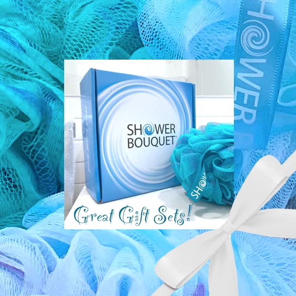 Loofah BathSponge SwirlSetXL75g by Shower Bouquet ExtraLarge Mesh