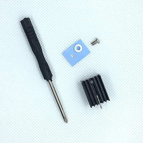 TO-220 Heatsink Kit,TO220 Heatsink + Insulator/Mounting Kits (TO220 Heat Sink +Screw+Insulator Rubberized Silicone) for LM78XX Voltage Regulator, MOSFET Transistor 20mmx15mmx11mm 12 Pack - Thumbnail 4