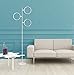 PHIVE LED Floor Lamp, Dimmable Standing Lamp with 360 Degree Rotatable Rings (3-Level Brightness, Touch Control) LED Lamp for Living Room, Bedroom, Study