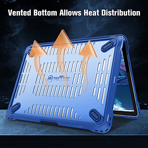 Fintie Case For MacBook Air 13 Inch A2337 (M1) A2179 A1932 (2018-2021  2022 Release) Heavy Duty Hard Shell Cover With TPU Bumper For MacBook Air 