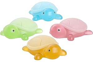 Kids Bath Soap - 4X Cute Animal Turtle Soap, Handmade Organic Bath Bar, Moisturizing Gentle Cleanser | Harmless Fun Body Wash