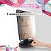 Dressing Table Makeup Mirror with Lights - 10.7 inches Dimmable Led Touch Screen Makeup Mirror as Portable Natural Daylight Lighted Make Up Mirror Battery Operated Idea for Every Woman