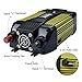 (ETL Approved) ERAYAK 300W Car Power Inverter with Dual US Outlets and 2.1A USB Ports for Laptops,DVD player,Cell Phones,Tablets-8125U