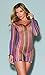 Dreamgirl Women's New Delhi Multi-Colored Fishnet Tunic, One Size,