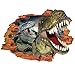 Home Decor Wall Sticker 3D Dinosaur Removable Room Decor Wall Decal Dinosaur for Kids Boys Girls,19.6 X 27.5 Inch