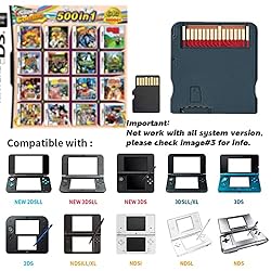 500 in 1 Game Cartridge Classic Nostalgic Games