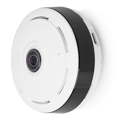 Smartwares C360IP Fisheye/ Panorama 360° WiFi Überwachungskamera mit 720P HD und 2-Wege Audio